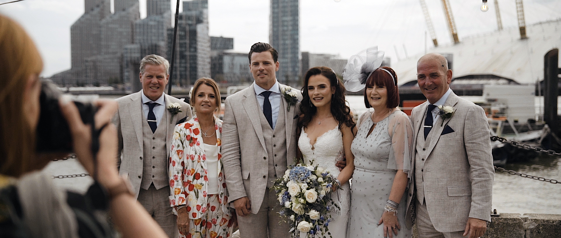 Trinity Buoy Wharf Wedding family photo