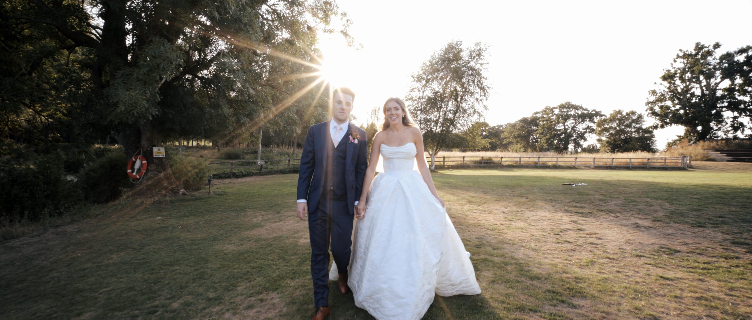 Izzy and Andy at Eaton Grange Wedding